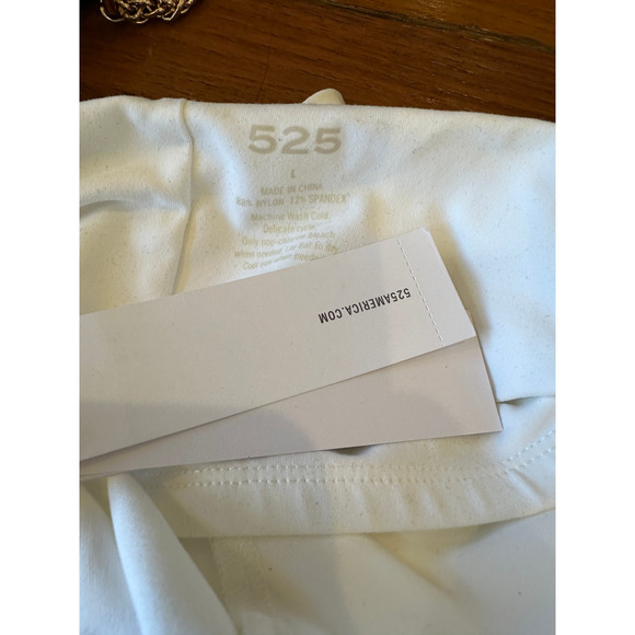 525 America White Tube Top LARGE Long Strapless Bodycon Bandeau Revolve $68 NEW - Picture 7 of 8